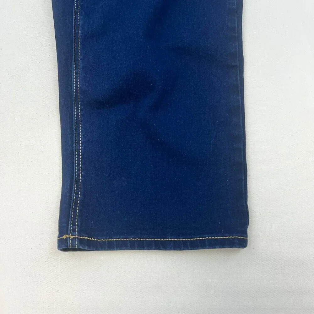 Blue Desire Women’s Cropped Jeans Straight Leg High Rise Size 22W